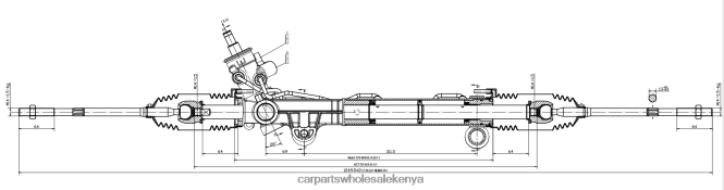 Power Steering Rack 26079913 car spares Kenya 84DZZJ2713 BUICK