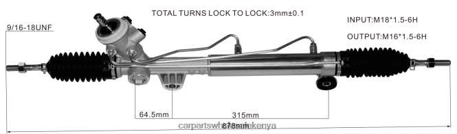 Power Steering Rack 7836993L5 car accessories Kenya 84DZZJ2712 BUICK