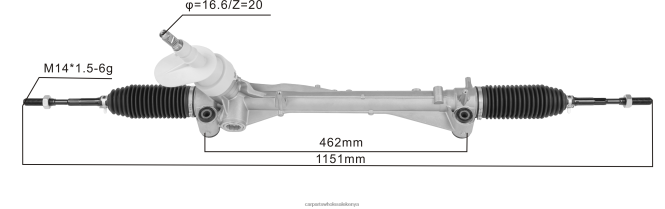 Power Steering Rack 26284042 car spares Kenya 84DZZJ2703 CHEVROLET