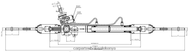 Power Steering Rack 516127AB car accessories nairobi 84DZZJ2786 DODGE/CHRYSLER