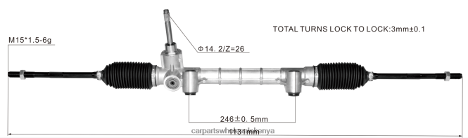Power Steering Rack 68543684AA 52158008 car spares Kenya 84DZZJ2793 DODGE/CHRYSLER