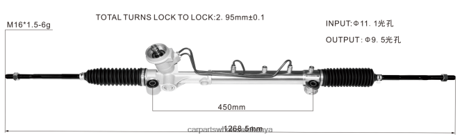 Power Steering Rack 3L8Z-3504-DARM YL8Z-3504-KBRM car accessories Kenya 84DZZJ2672 FORD