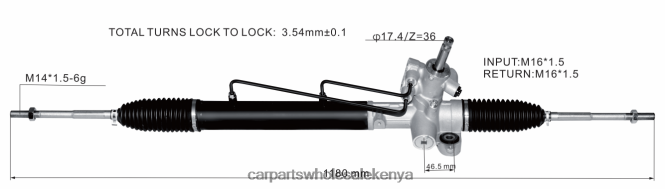 Power Steering Rack 53601-SLJ-053 53601-SLJ-013 car parts Kenya 84DZZJ2541 HONDA