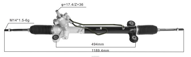 Power Steering Rack 53601-STK-A02 53601-STK-A04 car parts mombasa 84DZZJ2529 HONDA