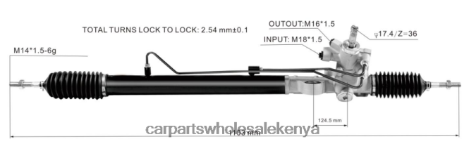 Power Steering Rack 53601-TA0-003 car accessories Kenya 84DZZJ2532 HONDA
