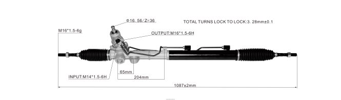 Power Steering Rack 57700-5K100 57700-3K230 57700-3k220 car parts Kenya 84DZZJ2771 HYUNDAI/KIA