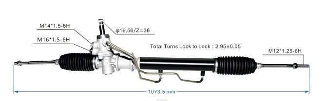 Power Steering Rack 57710-05900 car spares Kenya 84DZZJ2773 HYUNDAI/KIA