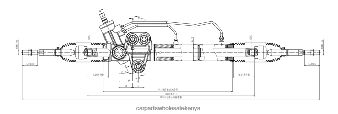 Power Steering Rack 8-97239781-2 car spares Kenya 84DZZJ2613 ISUZU
