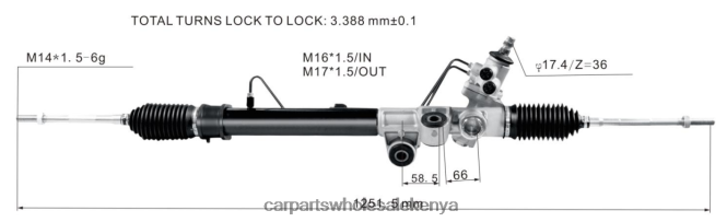 Power Steering Rack 8-97943518-0 8-97944520-0 car spares Kenya 84DZZJ2603 ISUZU