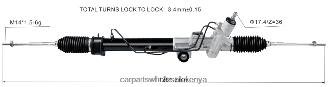 Power Steering Rack 8-97943520-1 car accessories nairobi 84DZZJ2606 ISUZU