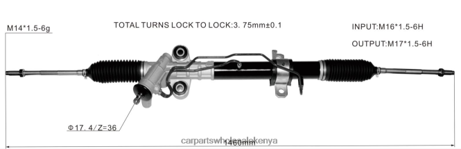 Power Steering Rack 8-98394876-4 car parts Kenya 84DZZJ2611 ISUZU