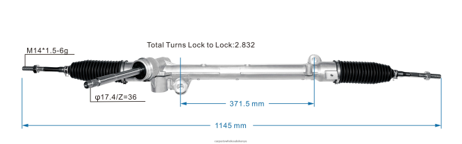 Power Steering Rack BELG-32-110A BCKA-32-110A/B auto parts mombasa 84DZZJ2640 MAZDA