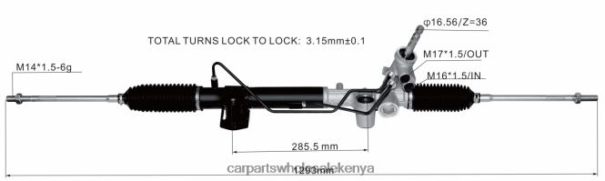 Power Steering Rack 4410A259 car parts mombasa 84DZZJ2559 MITSUBISHI