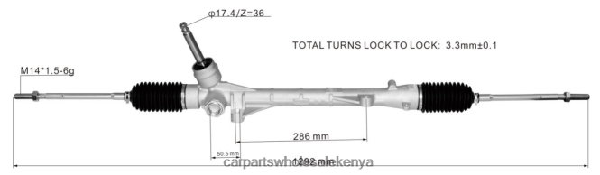 Power Steering Rack 4410A557 auto parts mombasa 84DZZJ2550 MITSUBISHI