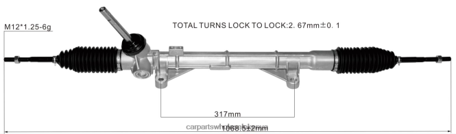 Power Steering Rack 48001-1KA0D 48001-1KA0B 48001-1KA0E 48001-1KA0A car spares Kenya 84DZZJ2583 NISSAN
