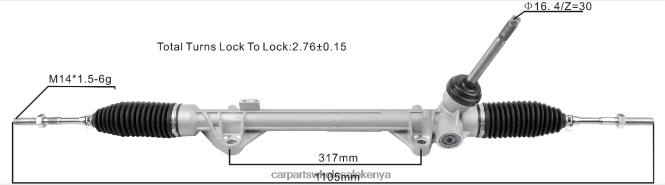 Power Steering Rack 48001-4BG0A car parts mombasa 84DZZJ2589 NISSAN