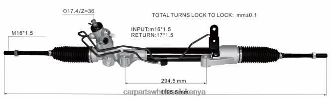 Power Steering Rack 49001-3KA0A 49001-5AA0A car spare parts nairobi 84DZZJ2577 NISSAN
