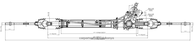 Power Steering Rack 49001-99L005 car accessories nairobi 84DZZJ2586 NISSAN