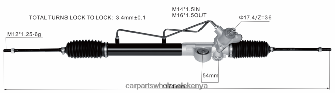 Power Steering Rack 49001-WD001 car parts wholesale Kenya 84DZZJ2595 NISSAN