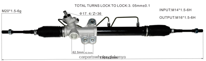 Power Steering Rack 49200-3XA0A car accessories Kenya 84DZZJ2592 NISSAN