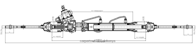 Power Steering Rack 49200-44U05 car parts Kenya 84DZZJ2581 NISSAN