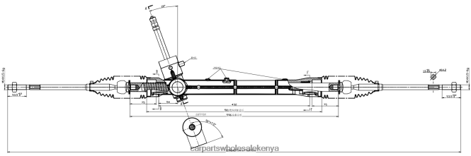 Power Steering Rack 40360-30400 car parts for sale in nairobi 84DZZJ2848 GEELY
