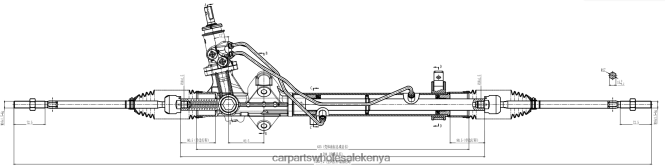 Power Steering Rack A21R23-3400014 car parts wholesale Kenya 84DZZJ2845 GAZ