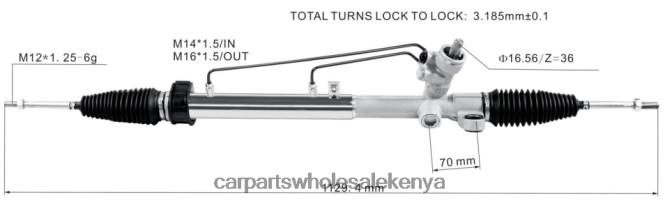 Power Steering Rack RM500 44200-BZ021 auto parts mombasa 84DZZJ2650 PROTON/PERODUA