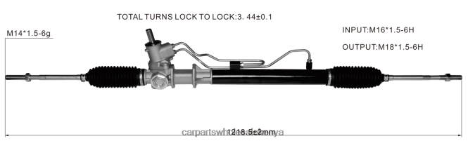 Power Steering Rack 7700433725 car parts wholesale near me 84DZZJ2804 RENAULT