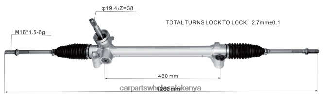 Power Steering Rack 10291461 car parts mombasa 84DZZJ2829 ROEWE