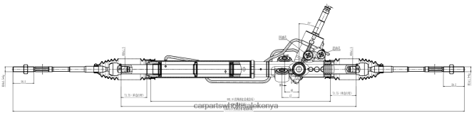 Power Steering Rack 34110-AJ040 car parts mombasa 84DZZJ2819 SUBARU