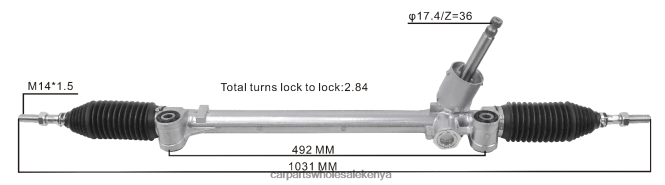 Power Steering Rack 48580-71L13 auto parts mombasa 84DZZJ2620 SUZUKI