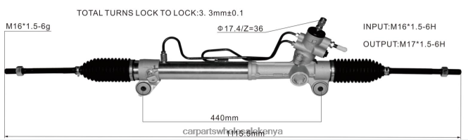 Power Steering Rack 44200-12770 car parts wholesale near me 84DZZJ2474 TOYOTA