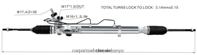Power Steering Rack 44200-26491 car spares Kenya 84DZZJ2483 TOYOTA