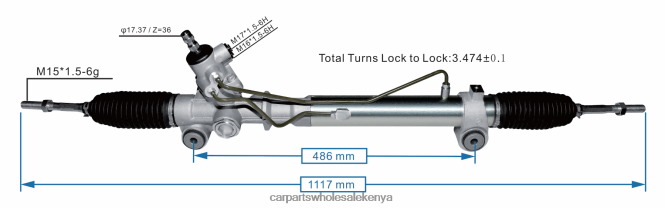 Power Steering Rack 44200-28580 44200-28581 44200-28420 44200-28410 car parts wholesale Kenya 84DZZJ2455 TOYOTA