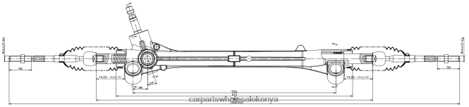 Power Steering Rack 44250-52010 44250-52340 44250-52200 car accessories Kenya 84DZZJ2452 TOYOTA