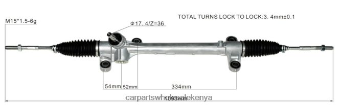 Power Steering Rack 45510-02640 car parts Kenya 84DZZJ2441 TOYOTA