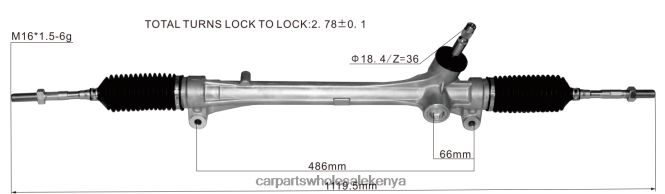 Power Steering Rack 45510-48030 car parts Kenya 84DZZJ2521 TOYOTA