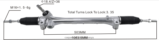 Power Steering Rack 45510-58080 car spare parts nairobi 84DZZJ2457 TOYOTA