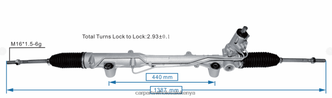 Power Steering Rack 2H2422055B car spare parts nairobi 84DZZJ2427 VOLKSWAGEN